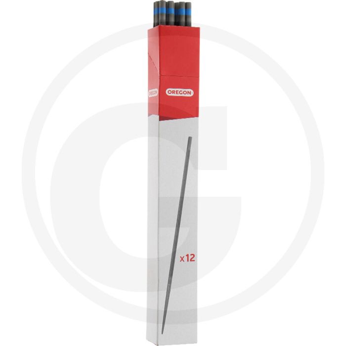 Oregon oregon kettensägenfeile im 12er-masterpack - rundfeile 4,8mm Ø 200mm länge 12 stück