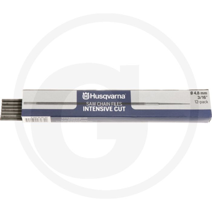 Husqvarna kettingzaagvijlen ronde vijlen Ø: 4,8 mm intensive cut in een masterverpakking vpe 12 - vijl-Ø: 4,8 mm