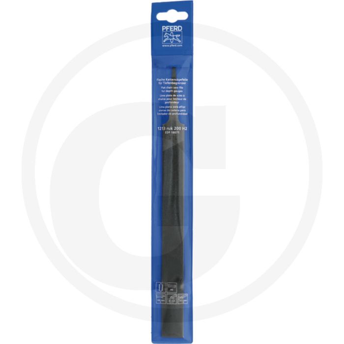 Pferd dieptebegrenzervijl plat stomp 200mm