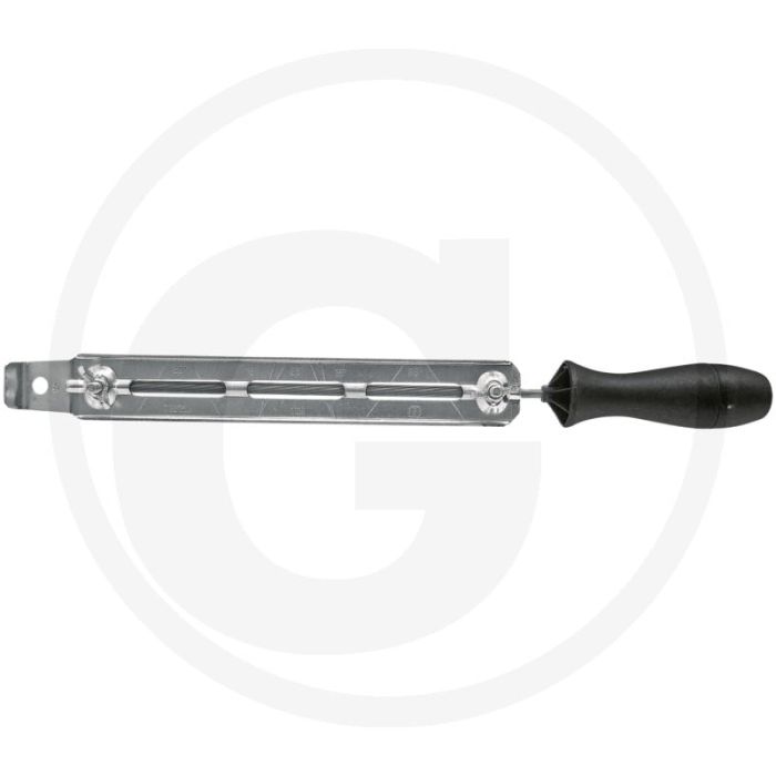 Porte-lime avec lime ronde - diamètre de la lime : 5,2 mm, compatible avec l'embout 3/8" Profi, longueur : 200 mm