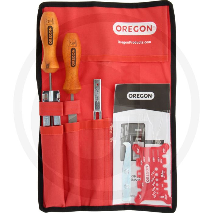 Oregon oregon slijpset met tas - passend voor 1/4" + 3/8" lopro - inclusief accessoires