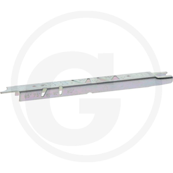 Stihl vijlkaliber 1/4", 3/8" p, .325" und 3/8" - zur kontrolle von brust- und schärfwinkel, zahnlänge und tiefenbegrenzerabstand.