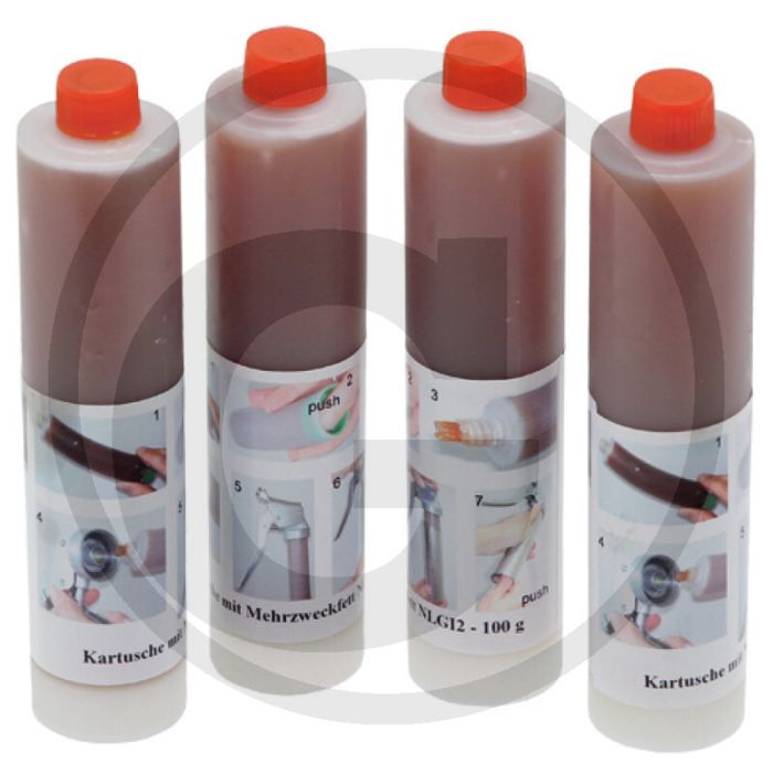 Ersatzkartusche für Druckfettpresse Nachfüllset 4x100g Lithiumfett
