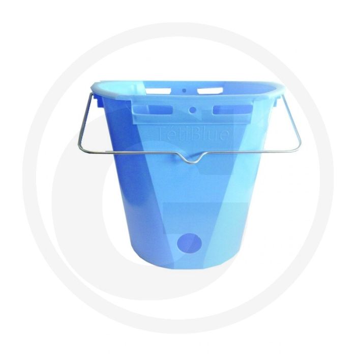 Horizont kälbertränkeeimer 8,0 l kunststoff blau mit konvexer form