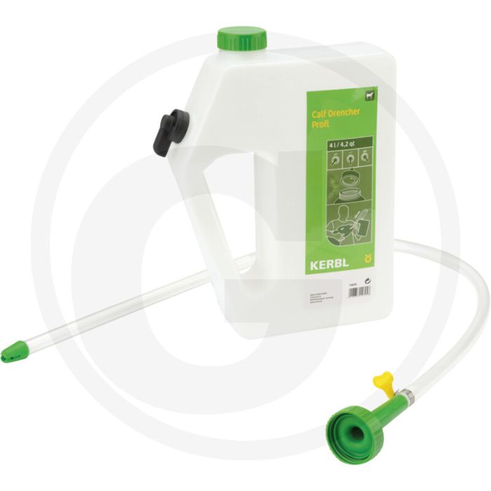 Kalverdrinker profi met flexibele sonde - 4 liter met 3-traps ventiel aanpasbare drinksnelheid