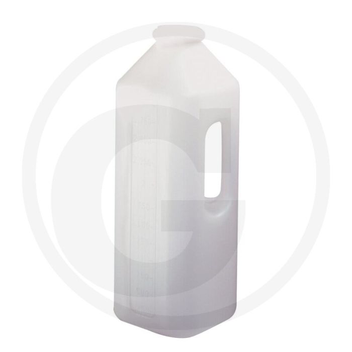 Horizont kälberflasche 2 liter, mit sauger, skala 250 ml.