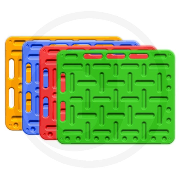 Treibbretter aus schlagfesten hdpe mit verstärkten ecken 1200 x 740 mm
