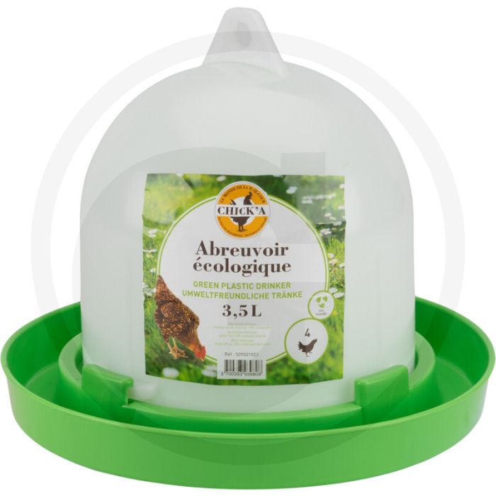 Horizont geflügeltränke 3,5 liter - 100% nachwachsende rohstoffe