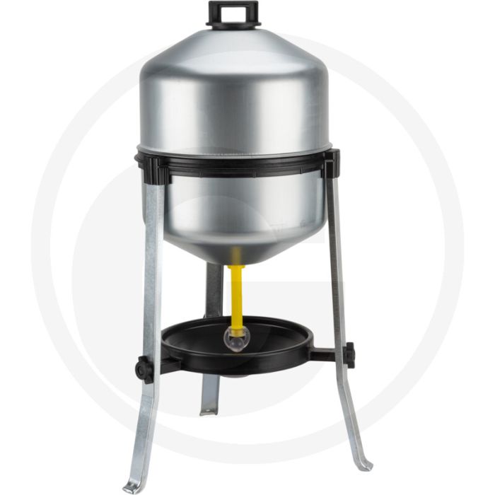 Siphontränke horizontal auf stahluntersatz, 22 litres - automatischer wassernachlauf
