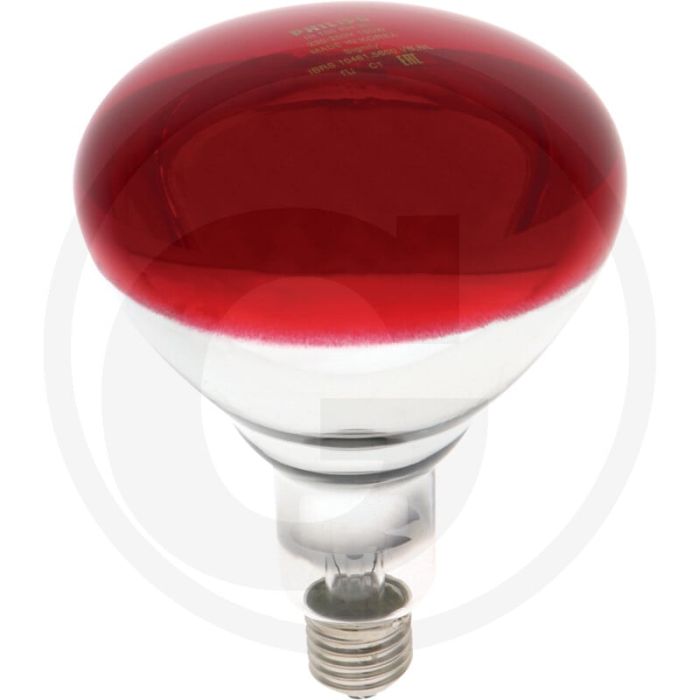 Horizont infrarotlampe 150 w rot - hartglas für robuste bauweise