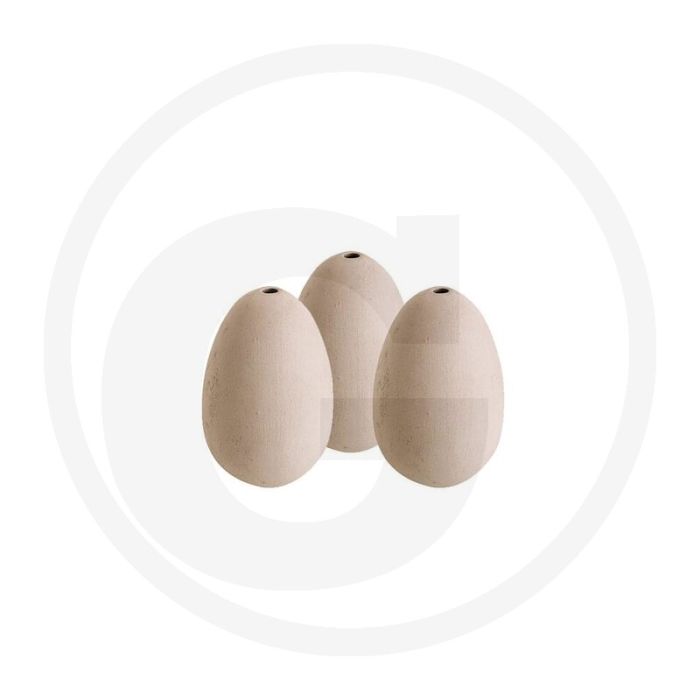 Horizont nest eieren gemaakt van keramiek - stimuleert broedinstinct - set van 3
