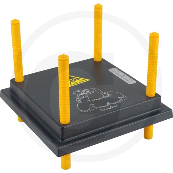 Horizont heizplatte für 15-20 küken - 25 x 25 cm, 18 w, 220-240 ac