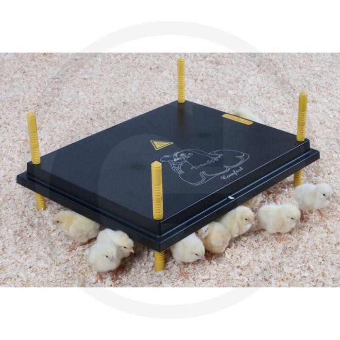 Plaque chauffante horizontale pour 40 - 45 poussins - 40 x 50 cm, 50 w, 220-240 ac