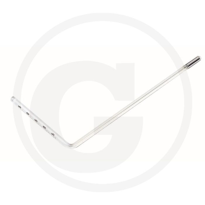 Horizont thermometer l-form - temperaturanzeige 25 °c bis 45 °c