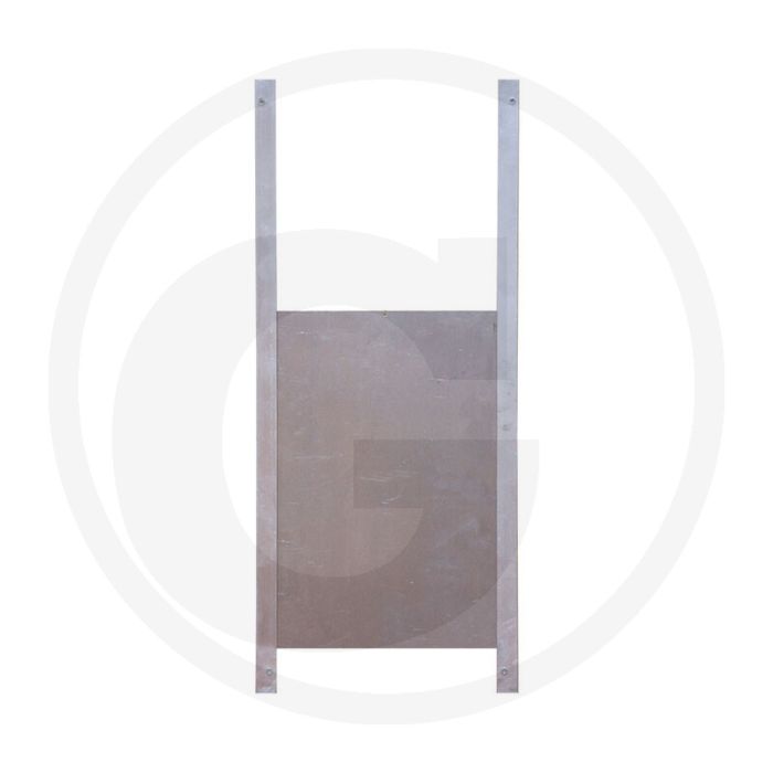 Porte horizontale en aluminium inkl. schienen - ausstiegsluke der größe m