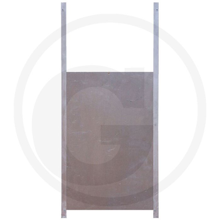 Porte horizontale en aluminium inkl. schienen - ausstiegsluke der größe xl