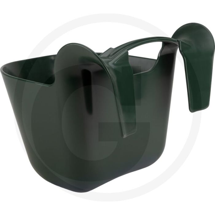 Horizont turnier-futterkrippe groen - voor koeien, paarden en schapen, 13,5 liter, polypropyleen