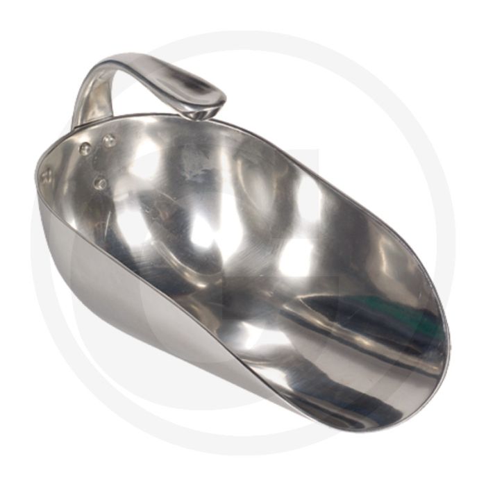 Voerschep - aluminium, stabiele uitvoering, inhoud ca. 2000g