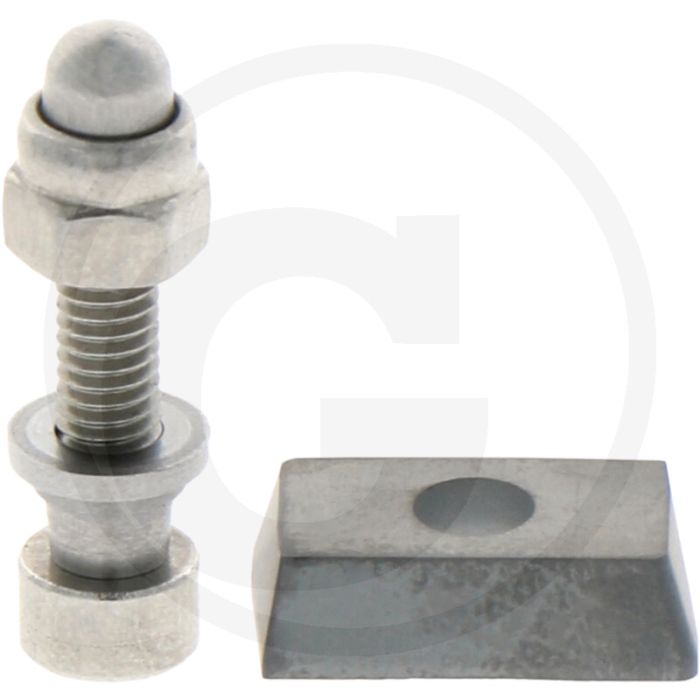 Horizont messer + schraubenset wolfram klingenaustausch