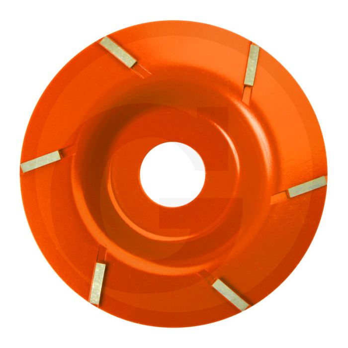 Disque à meuler pour sabots p6, Ø : 125 mm - outil professionnel pour le soin des sabots, doté d'une géométrie de coupe améliorée