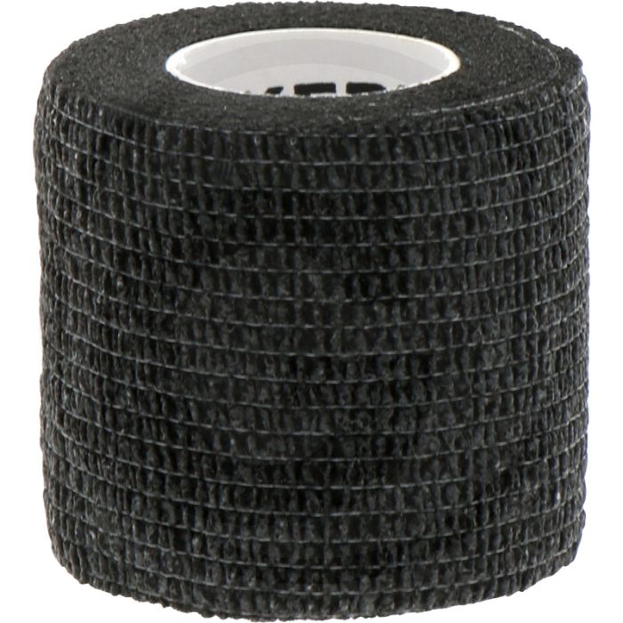 Band equilastic - bandage hautement élastique et autocollant (noir, 5cm x 4,5m)