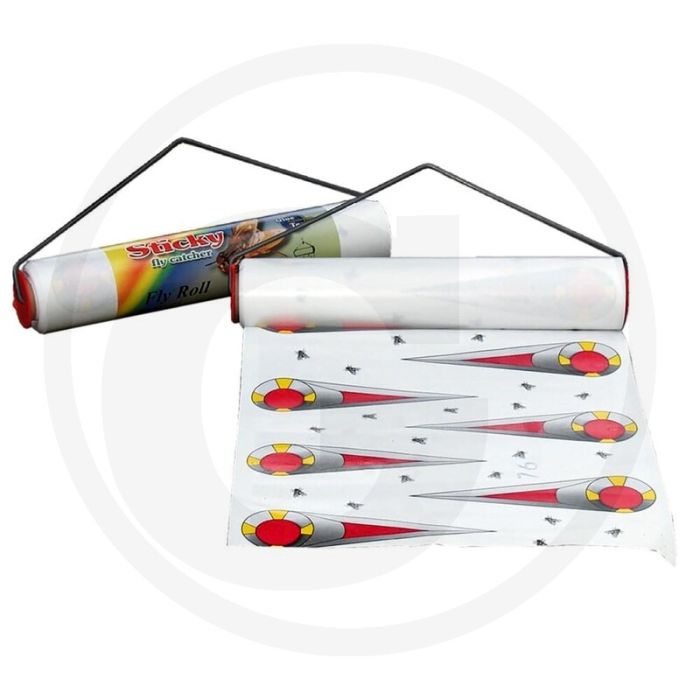 Horizont stall-fliegenrolle mit metallhalterung, 7 m - effektive fliegenfalle mit 30 cm breite