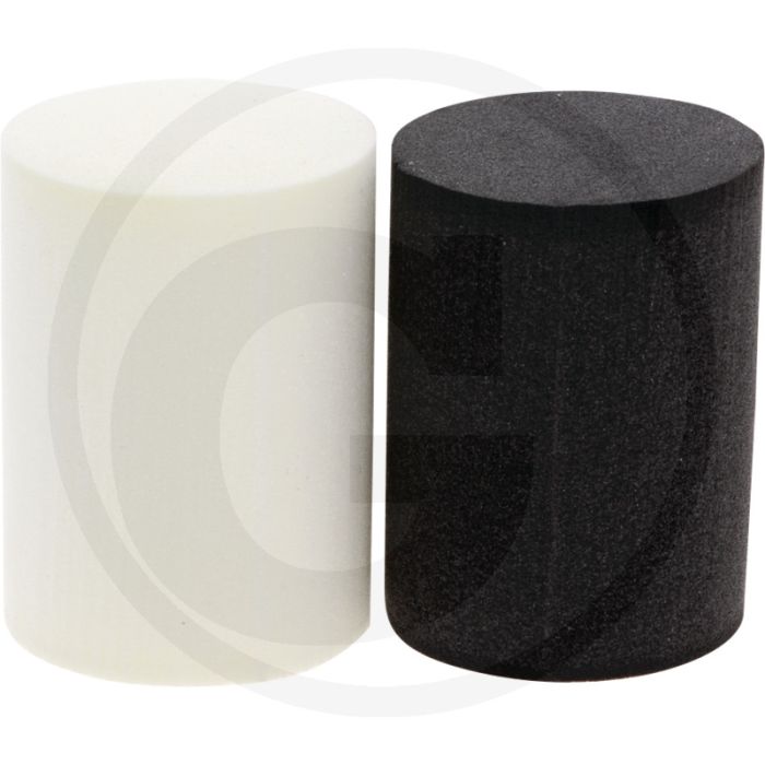 Reinigingsspons voor melkleiding premium voor plexiglas en rvs leidingen Ø: 50 mm - herbruikbaar en voedselveilig
