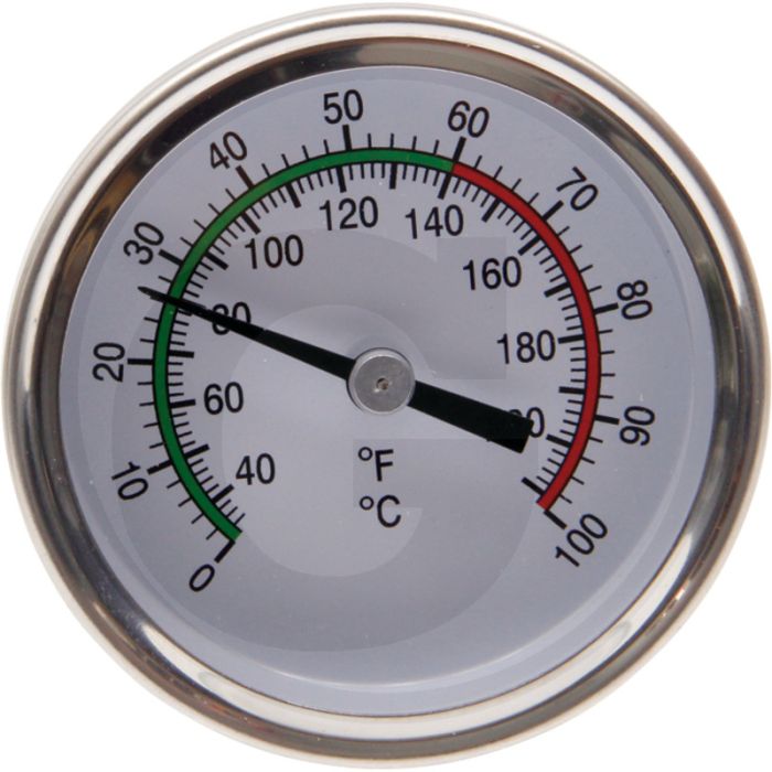 Staaf thermometer - voedingsmiddelenbestendig, 0-100°c/37-210°f