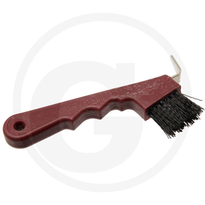 Racleur de sabots avec brosse version : bordeaux