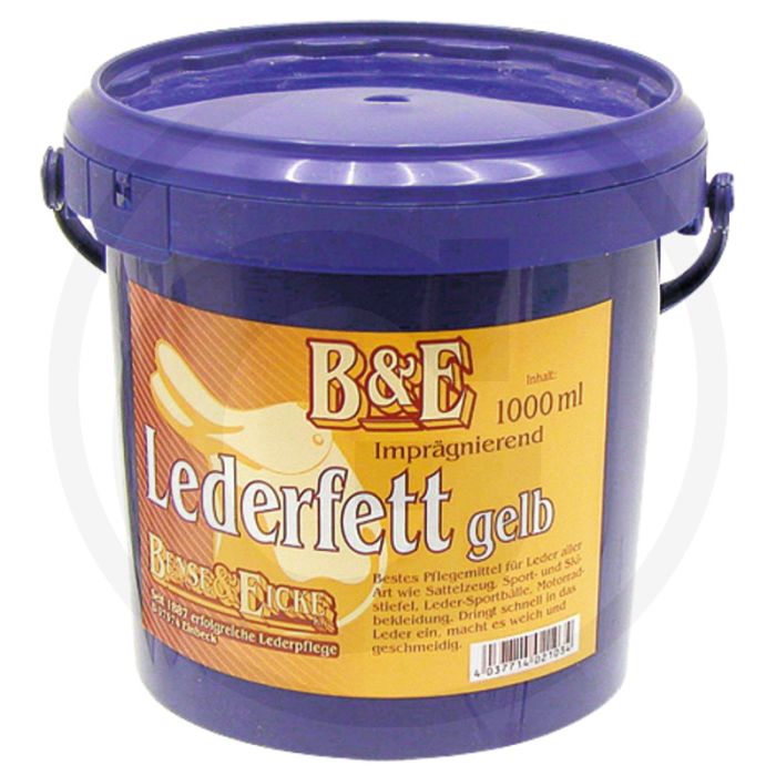 Ledervet geel 1000 ml met vaseline