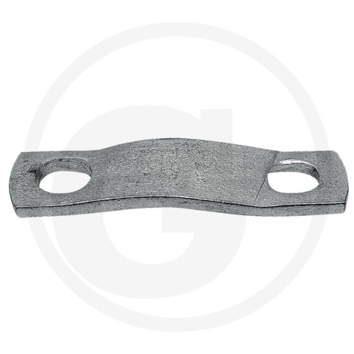 Plaque de serrage incurvée, pour boulon de support 2 x 1" - acier inoxydable