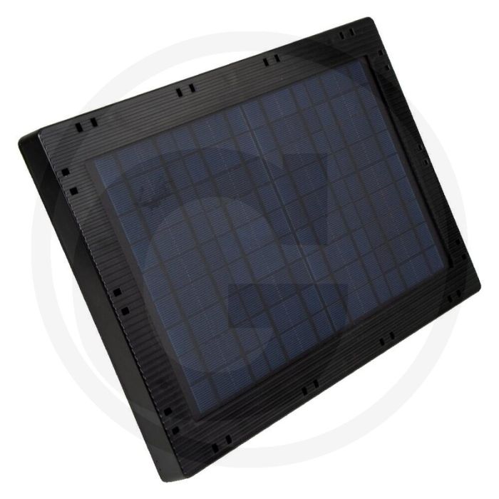 Panneau solaire horizontal avec cadre en plastique - version 12v/10w