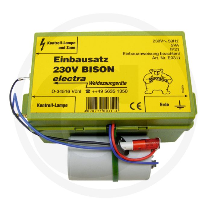 Inbouwset 230 v bison - impulsenergie max. 2,5j