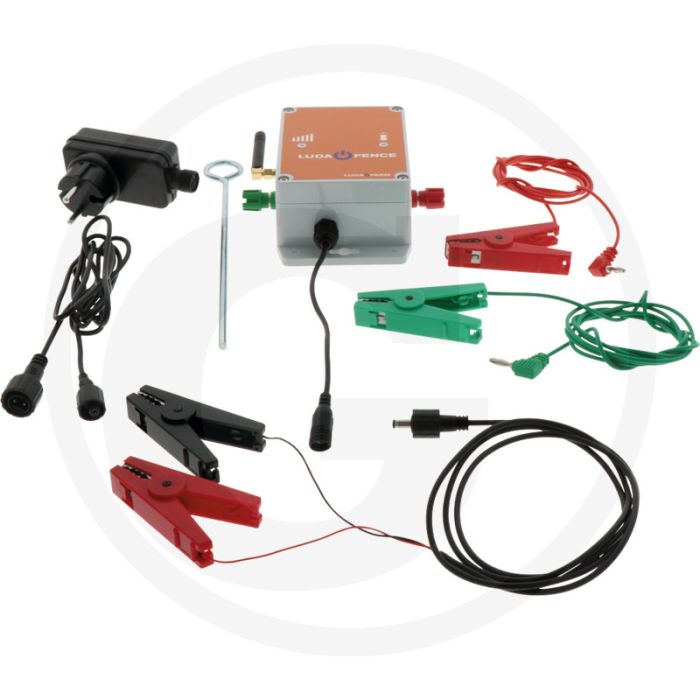 Luda.farm luda.fence afrasteringmonitor elektrisch - max. 15 joule, ip65, 2 maanden batterijduur