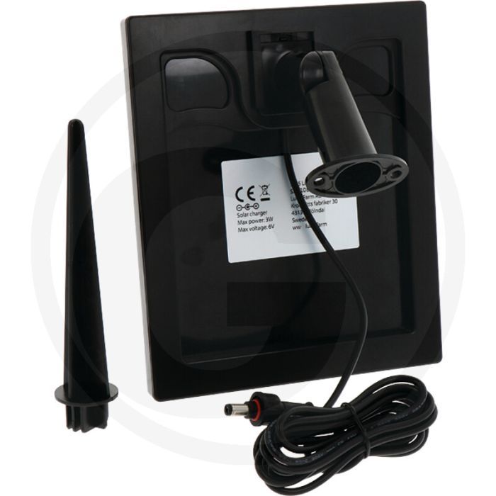 Solar charger fencealarm met ip65 weerbeschermingsklasse
