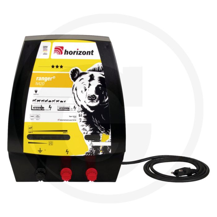 Horizont schrikdraadapparaat ranger n420 (n80) - 230v uitvoering - 4.500v spanning - 6j laadenergie