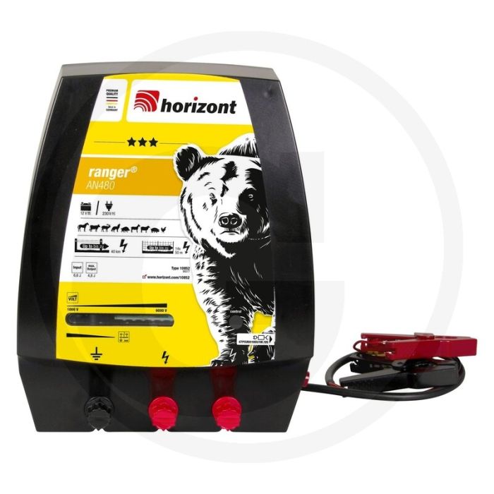 Horizont schrikdraadapparaat ranger an480 12 volt - combi-apparaat voor 230v/12v - 14000v - 6,6j