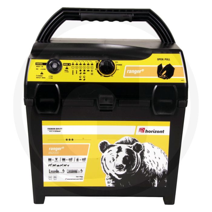Schrikdraadapparaat - 230 volt / 12 volt - 4.500 v - 14.000 v - 2,7 j