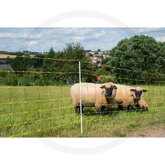 Horizont schapennet horinetz high energy met enkele punt - 50m lengte, 90cm hoogte, 0,1 ohm/m geleidingsvermogen Horizont schapennet horinetz high energy met enkele punt - 50m lengte, 90cm hoogte, 0,1 ohm/m geleidingsvermogen
