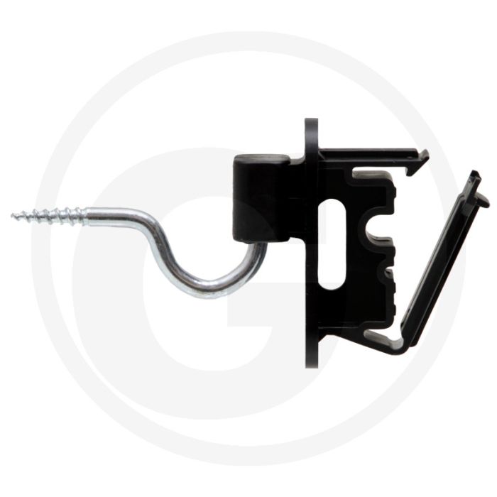 Combi-breedbandisolatoren te gebruiken voor lint en draad, met vastzetter, brede uitvoering, 17 mm aandrukvlak - houtdraad