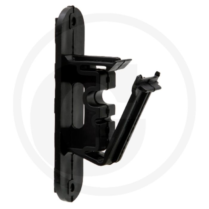 Combi-breedbandisolator om te spijkeren met vastzetter, brede uitvoering, 17 mm aandrukvlak, voor lint tot 40 mm - brede uitvoering