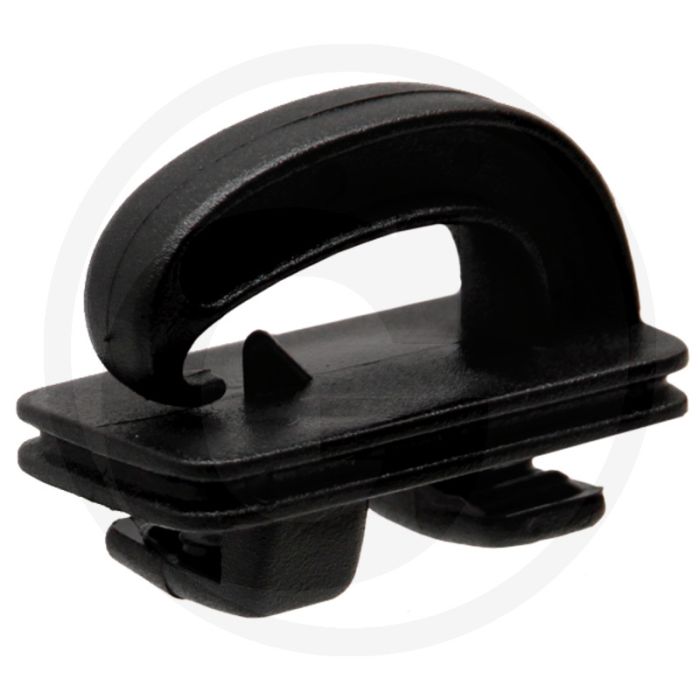 Reserve isolatoren van nylon, met slipblokkering, voor banden tot 40 mm, de isolator wordt eenvoudig met lichte druk aan de paal geklemd - geschikt voor banden tot 40 mm.
