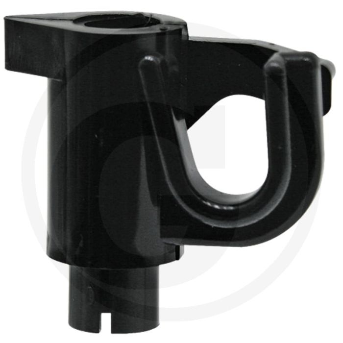 Isolatoren voor fiberglaspaal 10 mm, voor lint en draad, nylon, met spanhuls - weerbestendig