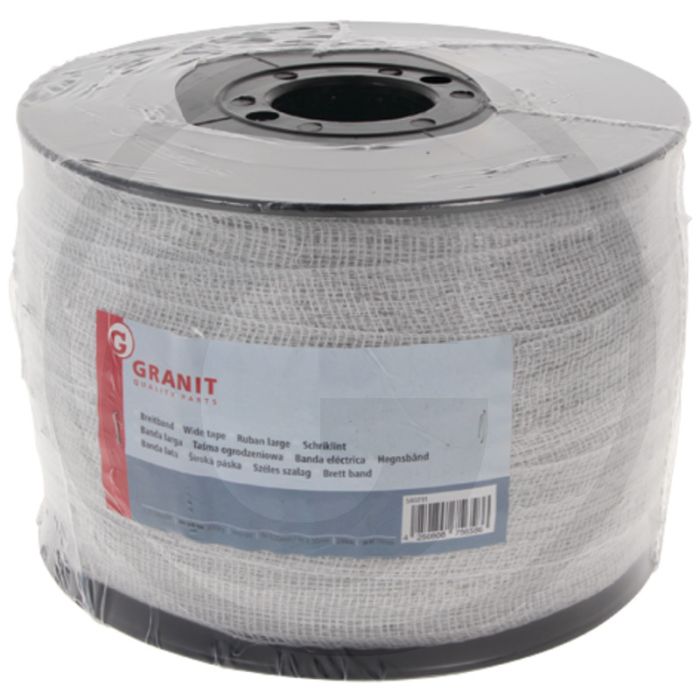 Schriklint 200m / 40mm wit 1,80 ohm/m 13 draden 150kg breukbelasting
