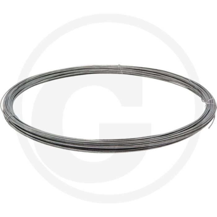 Gladde draad verzinkt, 3 mm in ringen van 5 kg van 85 meter - sterk en duurzaam