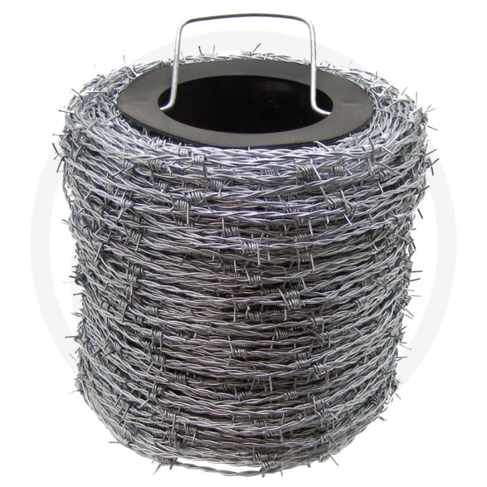 Stalen prikkeldraad verzinkt, Ø 1,7 mm, ca. 250 m lang - 250 meter lang