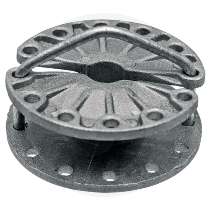 Draadspanner voor het spannen van draad, compleet met beugel om vast te zetten, ook voor schrikdraad tot Ø 8 mm geschikt