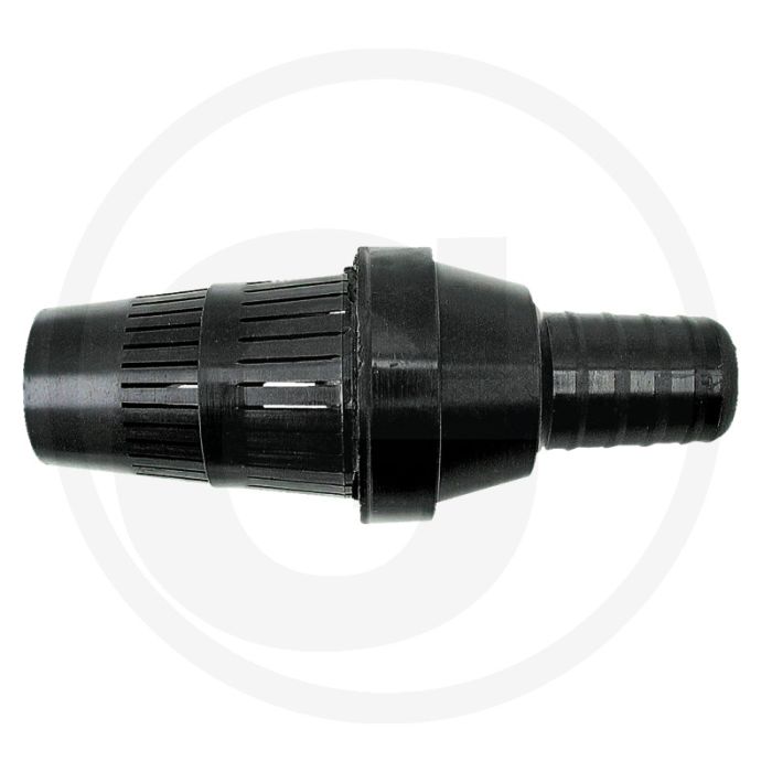 Zuigkorf met terugslagklep 1 1/4", smalle uitvoering (zinkventiel), passend voor 580069 en 580070 - 1 1/4" diameter