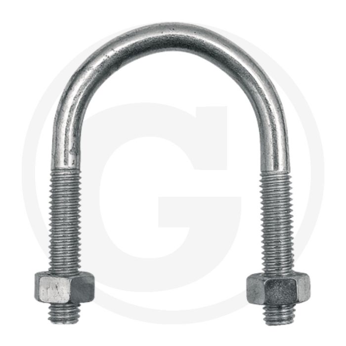 Beugelbout voor aanboorpijpbeugel - verzinkt, m12 x 40mm