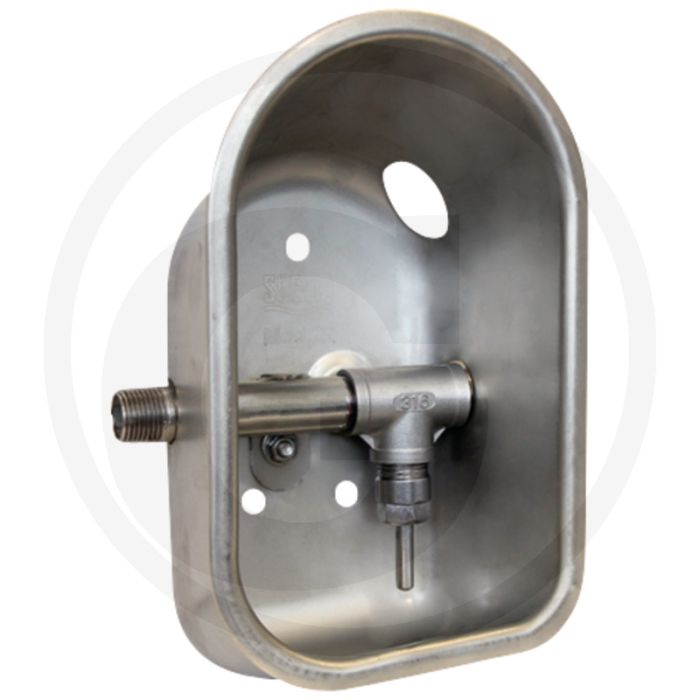 Abreuvoir Suevia modèle 72h en acier inoxydable, 1/2" - convient aux porcs